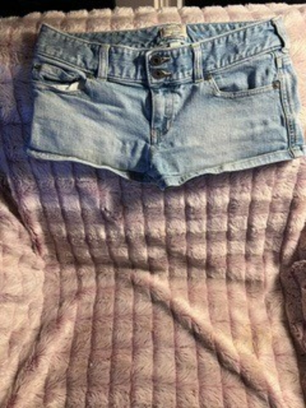 Abercrombie Kids Light Blue Denim Shorts Girls Size 16